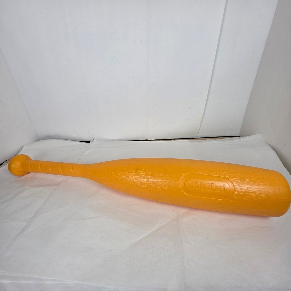 Little Tikes Orange Plastic Baseball Bat Oversized Big Barrel Kids Toy 22 Inch
